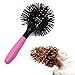 Vinmax 3D Hair Brush,360 Degree Ball 3D Bomb Curl Brush - Hot Curling Tangle Brush Styling Salon Round Hair Curling Comb Tool(Pink)