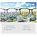 livho Oversized 99% Blue Light Glasses for Woman - Rectangle Fashion Glasses for Computer, Chic Preppy Frame - Anti Eyestrain
