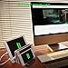 Docking Station,Tonyhoney 5 USB Multiport Charger Organizer iPhone,Android Phone Fast Charger (4-Port Black)