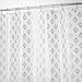 mDesign Floral Decorative PEVA 3G Shower Curtain Liner, PVC-FREE, MOLD & MILDEW RESISTANT, ODORLESS, No Chemical Smell - 72