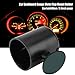 KIMISS Universal Black Single Gauge Metal Dashboard Pod, 60mm/2.4inch Car Dashboard Gauge Meter Cup Swivel Pod Holder