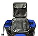 Isolator Fitness 3 Meal ISOBAG Meal Prep Management Insulated Lunch Bag Cooler with Stackable Meal Prep Containers, ISOBricks, and Strap - MADE IN USA (Black/Blue Accent)
