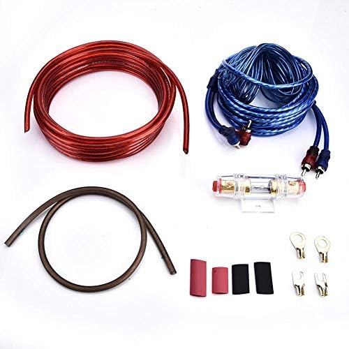 Car Audio Amplifier Subwoofer Wire Wiring Kit Fuse Holders Wire Installation Wiring Kit -