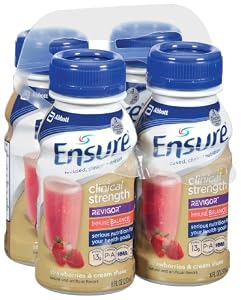 Image of Ensure Plus Revigor Strawberry Liquid, 8-ounce (Pack of 16)