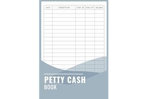 Petty Cash Log Book A5: Accounting Ledger for Small Business