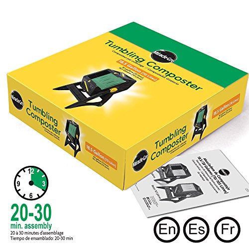 MiracleGro Small Composter Compact Single Chamber Outdoor Garden