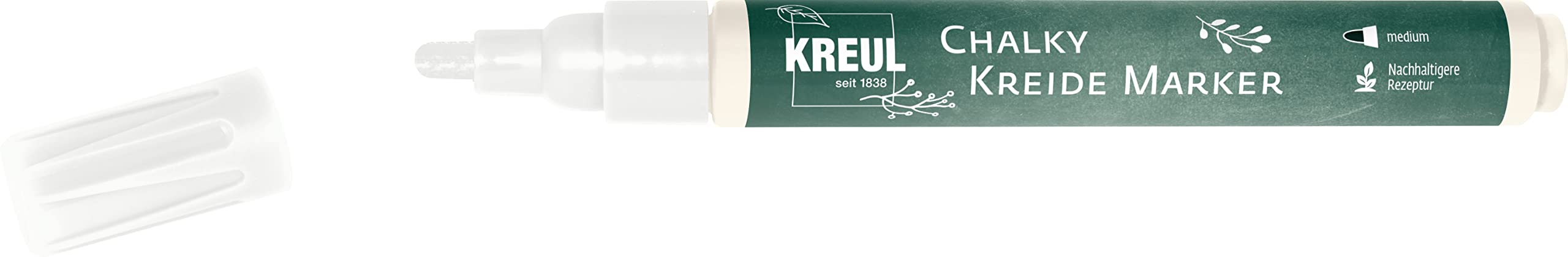 KREUL 22731 Chalky Chalk Marker medium snow white