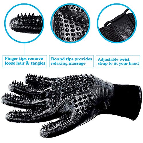 2 Upgrade+Version+Pet+Grooming+Glove