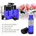 8, 10ml Cobalt Blue Glass Roller Bottles With Stainless Steel Roller Ball for Essential Oil by Mavogel - Include 3 Extra Roller ball, 12 Pieces Labels, Essential Oils Opener, 3ml Dropper