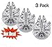 Set of 3 - Star Wars Millennium Falcon Stickers Decal - High Resolution, Superior Finish and Transparent Background - Ideal for Car, Motorcycle, Laptop, MacBook, iMac, Wall Art (Set of 3 Stickers)