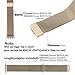 top4cus Double Electroplating Milanese Loop Stainless Steel Replacement iWatch Band with Magnetic Closure Clasp for Apple Watch - 42mm Regular Length - Gold