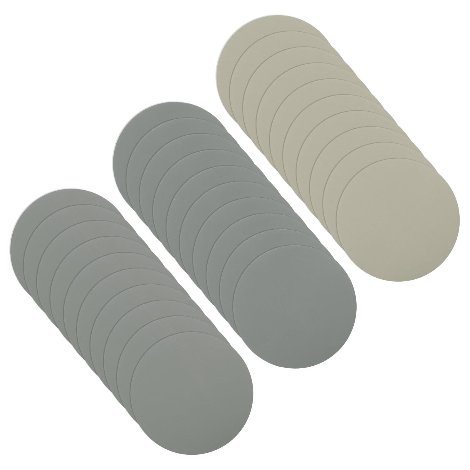 CoCud Hook & Loop Sanding Disc, 5" Dia 2000/2500/3000 Assorted Grit, No Hole Wet Dry Orbital Sandpaper Silicon Carbide - (Applications: for Wood or Metal Polishing), 30-Pieces — image 1