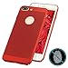 iPhone 7 Plus Case, iPhone 8 Plus Case Accessories Shockproof Thin Slim Fit Anti-Scratch Heavy Duty Hybrid Hard Shell Protective Back Cover for Apple iPhone 8 Plus (2017) iPhone 7 Plus (2016) - Red