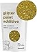 Hemway Glitter Paint Additive Crystals for Acrylic Emulsion Paint, Interior & Exterior Walls, Wood, Varnish, Matt, Gloss, Furniture 100g / 3.5oz - Chunky (1/40