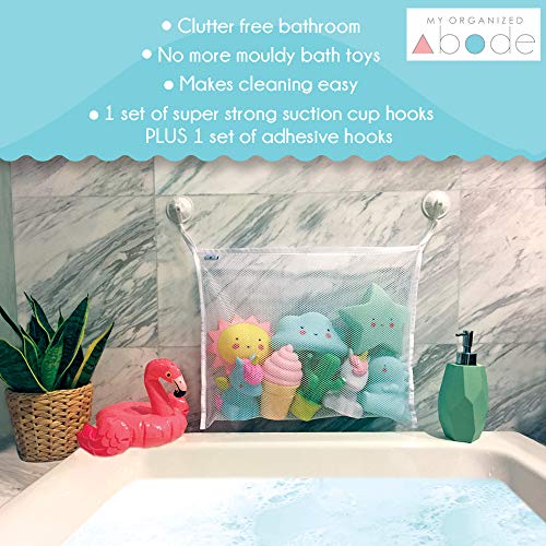 1 Bath+Toy+Organizer+Suction+Adhesive