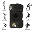 ProActivAid Neoprene Knee Brace Support, One Size, Black, Compression and Shock Absorption, Use for Running, Jumping, Walking, Arthritis Relief, ACL, Meniscus, Basketball and Outdoor Sports