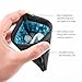 UT Wire Pocket Earbud Earphone Case Pouch Bag Organizer (Black) - 2 Pack
