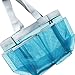 Go Fresh Shower Caddy, Now 30% Larger Than Most Caddies - 7 Pocket, Aqua Blue, Quick Dry & Rustproof