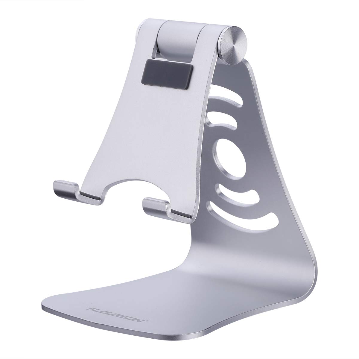 FLOUREON Handy Ständer Smartphone Halterung Handyhalter Tablet Stand für iPhone iPad Samsung Huawei Kindle und alle andere Tableten Handys Silber