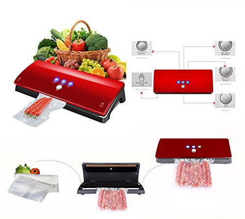 Zorvo Deluxe Automatic Kitchen Food Sealer Machine Vacuum Sealing System Vacuum Packing Machine Dry&Moist Food Preservation