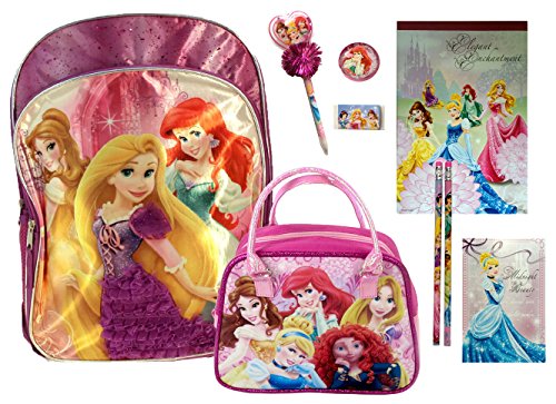 cinderella backpack and lunchbox