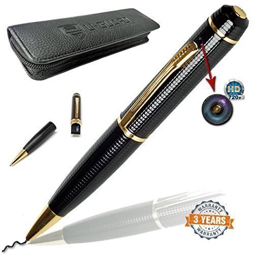 Spy Pen Hidden Camera Motion Activated Audio & Video Recorder. Executive Pen Spy Gadget Micro HD