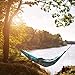 Foxelli Camping Hammock – Lightweight Parachute Nylon Portable Hammock with Tree Ropes and Carabiners, Perfect for Outdoors, Backpacking, Hiking, Camping, Travel, Beach, Backyard & Garden