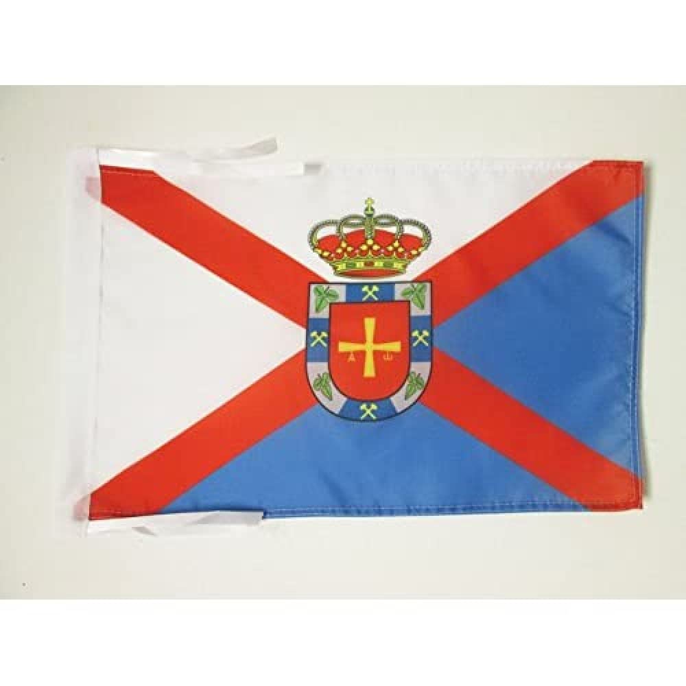 AZ FLAG - El Bierzo Flag - 18'' x 12'' - 100% Polyester El Bierzo Small Banner with Two Cords - Fade Resistant - Vivid Colors - 18x12 in - 45x30 Cm — image 1