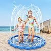 Toddlers-Toy-Splash-Pad-Sprinkler-Splash-Play-Mat-for-Toddlers-Inflatable-Outdoor-Party-Sprinkler-Pad-Wading-Pool-with-5-Patches-for-Kids-Age-2-Water-Toys-for-Summer-Outdoor-Garden-Beach-68 Toddler Toys - Splash Pad, Sprinkler & Splash Play Mat for Toddlers, Inflatable Outdoor Party Sprinkler Pad Wading Pool…