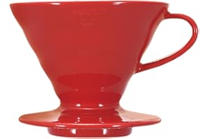Hario VDCR-02R V60 02 Coffee Dripper Ceramic Red Coffee Drip for 1-4 Cups