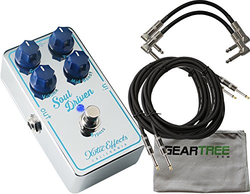 Xotic Soul Driven Effects Pedal w/ Cleaning Cloth and 4 Cables