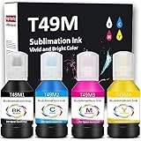 4x140ml T49M Autofill Sublimation Ink Compatible