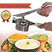 Pro Potato Ricer With Peeler Shredder. Stainless Steel Mashed Potatoes Maker,Press and Mash Foods, Cauliflower Presser, Baby Food Strainer