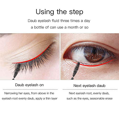 Pudaier Eyelash Growth Serum for Eyebrow Lash Irritation – Rapid Regrowth 100% Natural FDA Allergy Tested Unique Formula for All Skin Types (6 mL) - Thumbnail 3