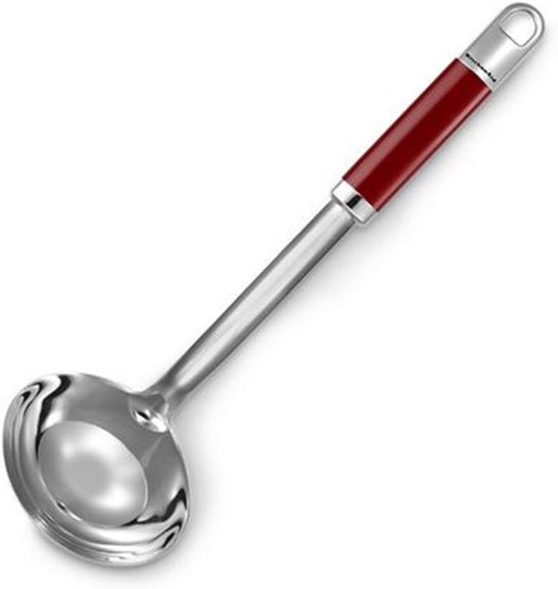 KitchenAid Ladle-Empire Red Finish, Stainless Steel, 32 x 9.5 x 1.8 cm