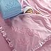 Custom Catch Personalized Princess Baby Blanket for Girl - Newborn or Infant Name Gift - Pink or Blue (1 Text Line)