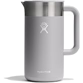 Hydro Flask French Press- Insulated Stainless Steel Coffee Maker, Camping and Outdoors Black