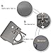 Fantastic Zone Women Handbags Fashion Handbags for Women PU Leather Shoulder Bags Messenger Tote Bags Grey