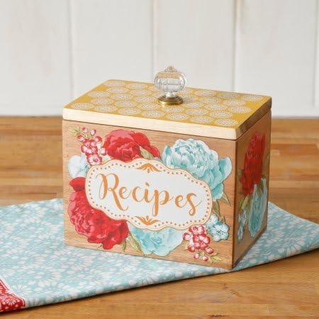 La flor Pioneer Mujer Jubilee 6,2 pulgadas Caja de recetas: Amazon.es: Hogar