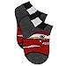 Disney Cars Boys 6 pack Socks (4-6 (Shoe: 7-10), Grey/Multi No Show)