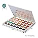 Beauty Glazed Professional Cosmetic Matte Shimmer Eyeshadow Palette 35 Color With Drop Shaped Cotton Pad Long Lasting Eyeshadow Palette Powder Beauty Blender(35 Color+1PCS)