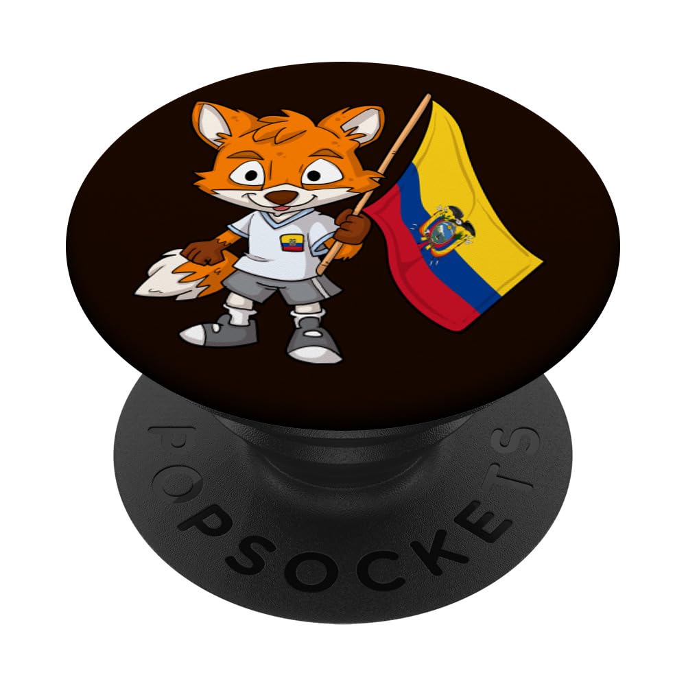 Ecuador Fan / Ecuadorian Fox PopSockets Swappable PopGrip
