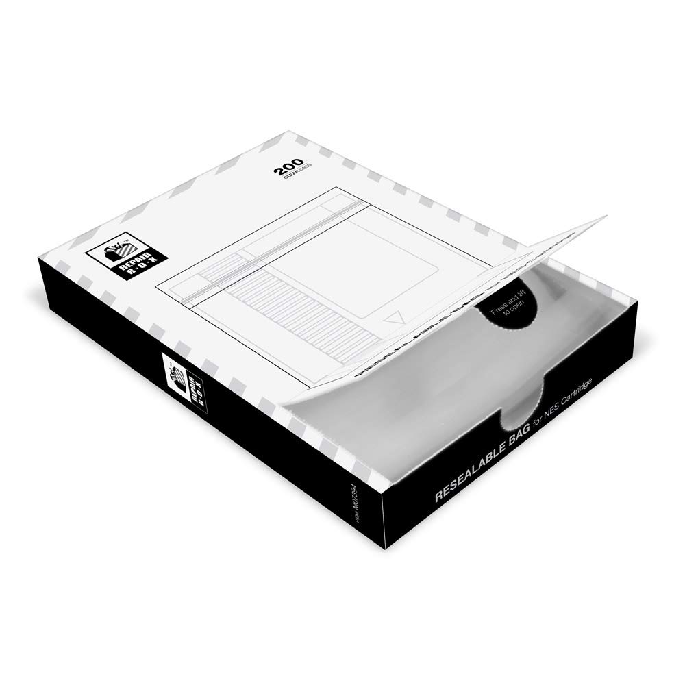 RepairBox Resealable Cartridge Bag for NES (200-Pack): Video Games