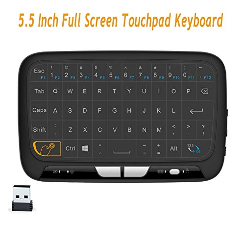 H18 full screen touchpad mini wireless keyboard air mou…