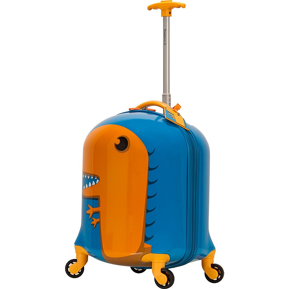 Rockland Jr. Kids' My First Hardside Spinner Luggage, Telescoping Handles, Owl, Carry-On 19-Inch