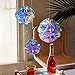 NICROLANDEE Iridescent Rainbow Honeycomb Hanging Decorations Foil Ceiling Hanging Ornaments for Frozen Theme Party, Fairy Princess Rainbow Show, Bridal Shower, Wedding, Birthday, Home Decor