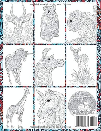 100 Animaux Mandala Livre De Coloriage Koala Panda Llama Anaconda Et Plus French Edition Prince Greta Amazon Sg Books