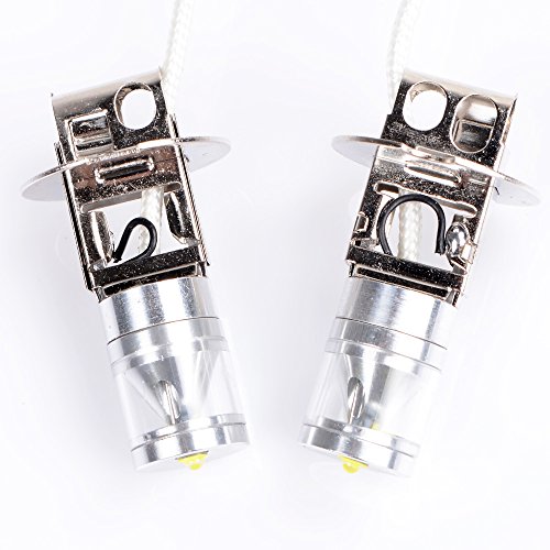 New ULTRA BRIGHT 30W CREE XB-D H3 3-SMD LED DRL FOG/DRIVING LIGHT BULB--6000K WHITE