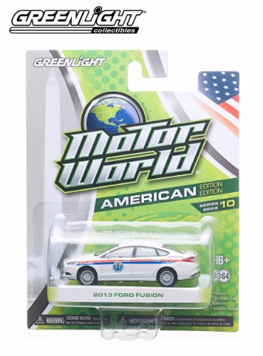 2013 Ford Fusion (White) 2014 Motor World Series 10 American Edition 1:64 Scale Die-Cast Vehicle