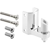 Prime-Line 656-7220 Post Mounted Gravity Pivot Hinge, 1-1/4 In., Zamak Construction, Chrome Finish (Single Pack)